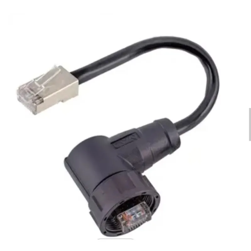 15Pcs IP67 Waterproof RJ45 Extension Female Panel Mount Connector CAT5/6 Network Cable Socket Through Connector Adapter Coupler