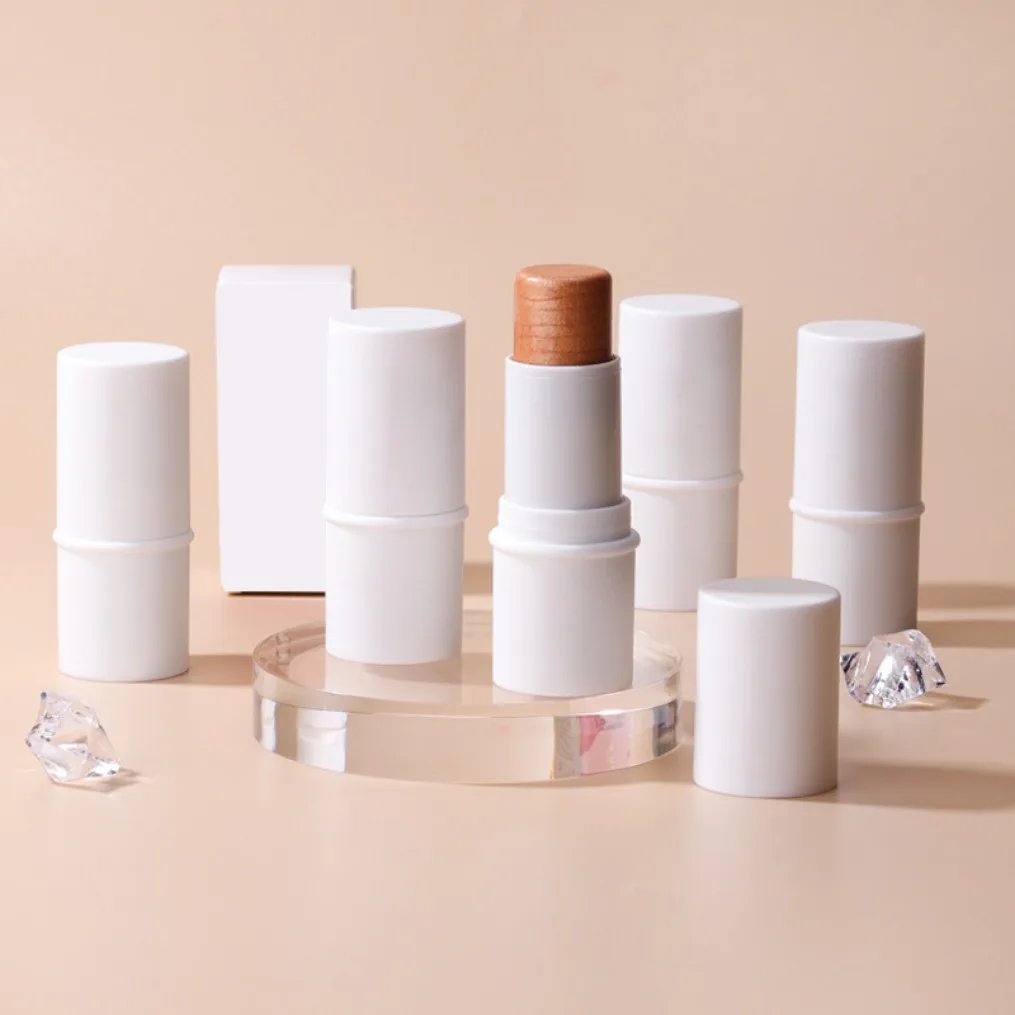 Private Label Custom Logo Highlighter Stick Brightening Skin Tone Contouring Waterproof Natural Stereo Concealer Stick Makeup