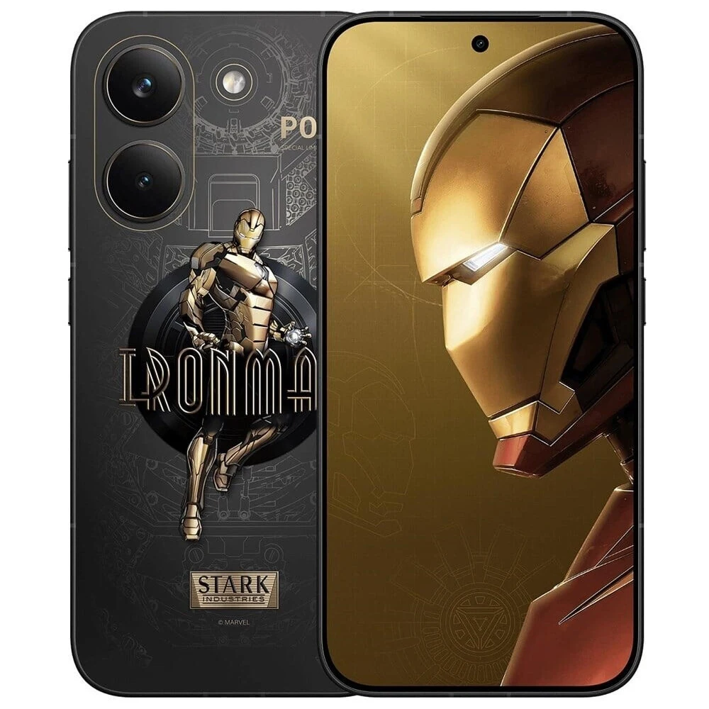 POCO X8 Pro 5G Edición Iron Man 12GB 512GB NFC Smartphone Dimensity 8500-Ultra Batería de 6500mAh Sensor Sony IMX882 50MP 9