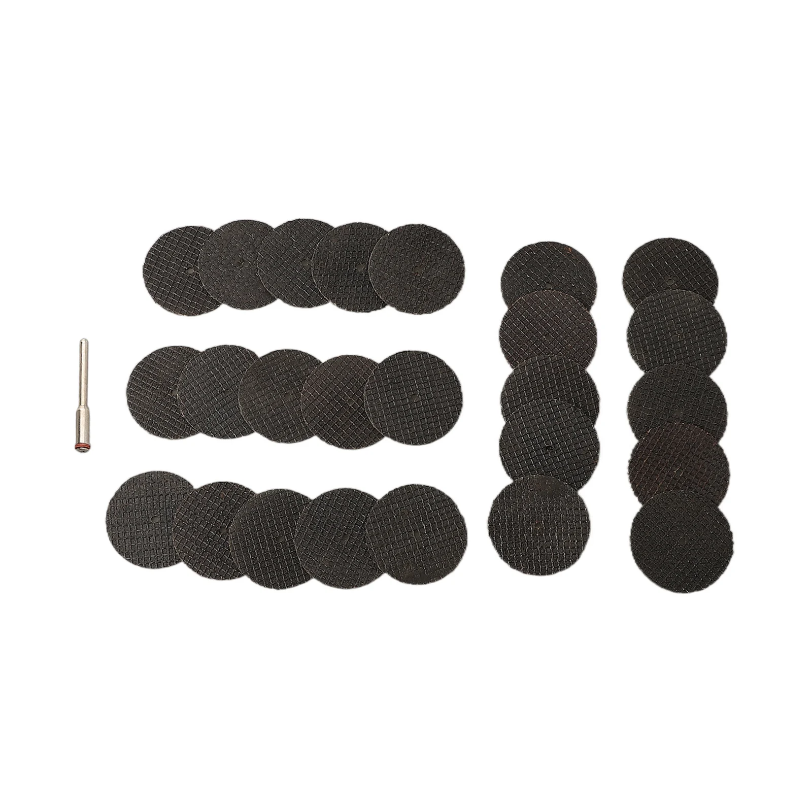 Sostituzione nuovo pratico disco per mole disco da 1/8 pollici con mandrino rinforzato con fibra di vetro utensile rotante 26 pz/set Set di seghe per dischi neri