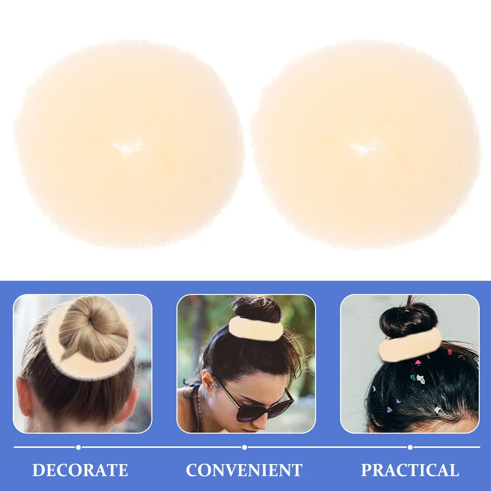 Extensions de Cheveux pour Femme, Accessoires pour Bun Tresse, JxMachine, Donut Shaper, Bigoudis