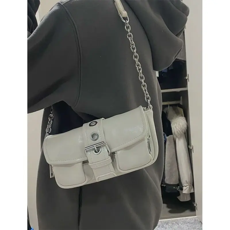 Black White Handbag High-grade Small Bag Exquisite Fashion Single houlder Underarm Bags