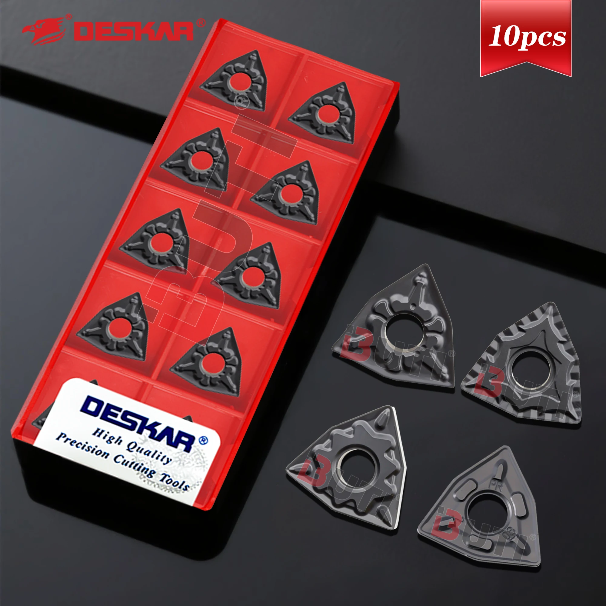 Токарные лезвия с ЧПУ DESKAR WNMG080404-TM