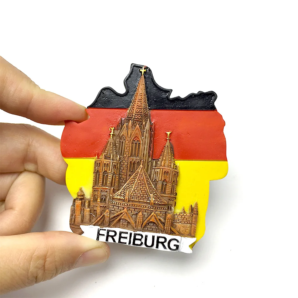 

‌German Freiburg Landmark Refrigerator Magnet Resin Material Exquisite Souvenir‌