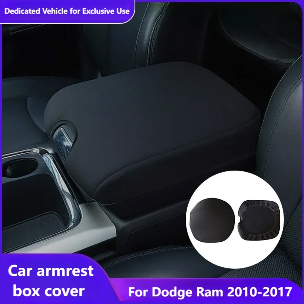 For Dodge Ram 2010-2017 Car Armrest Pad Center Console Armrests Box Storage Cover Protection Cushion Interior Accessories