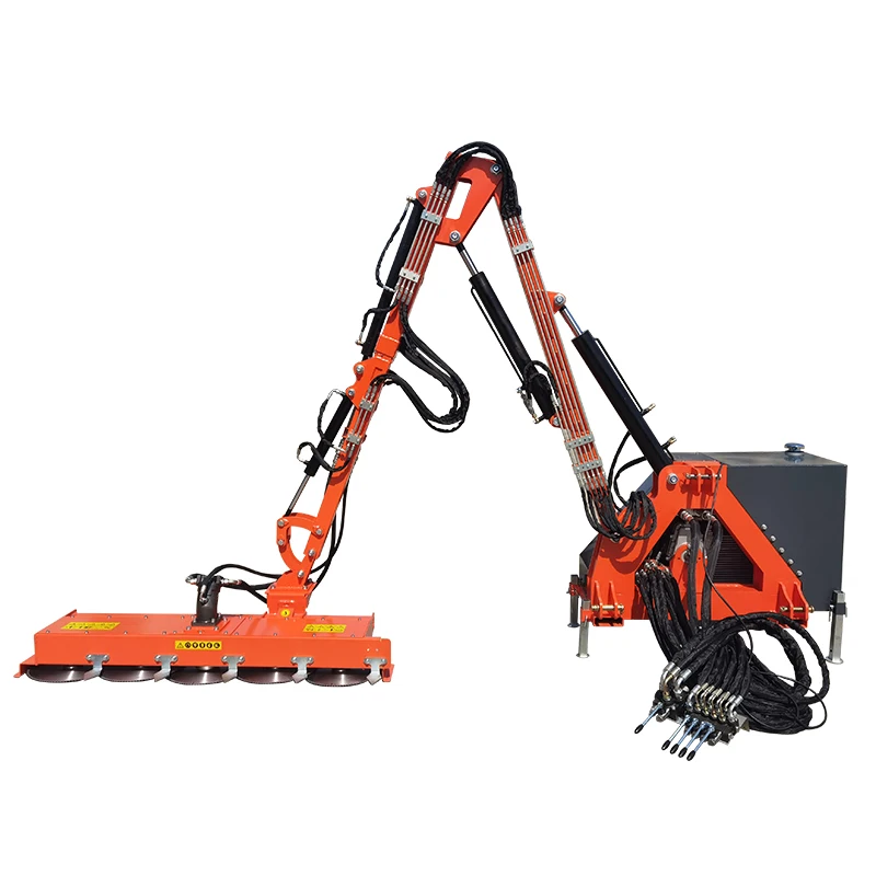 Cutter Hydraulic Hedge Trimmer with Telescopic Boom China Multifunctional THZ Heavy Mower Tree Grass Hedge