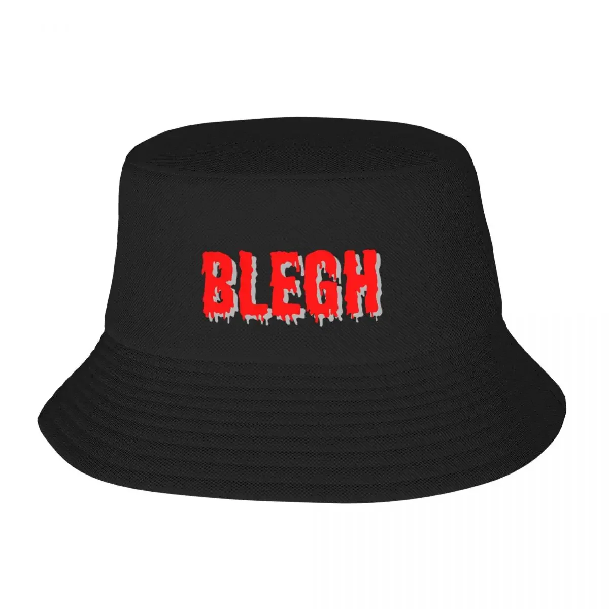 BLEGH Dripping Red Bucket Hat Gentleman Hat Luxury Hat Women Beach Fashion Men's