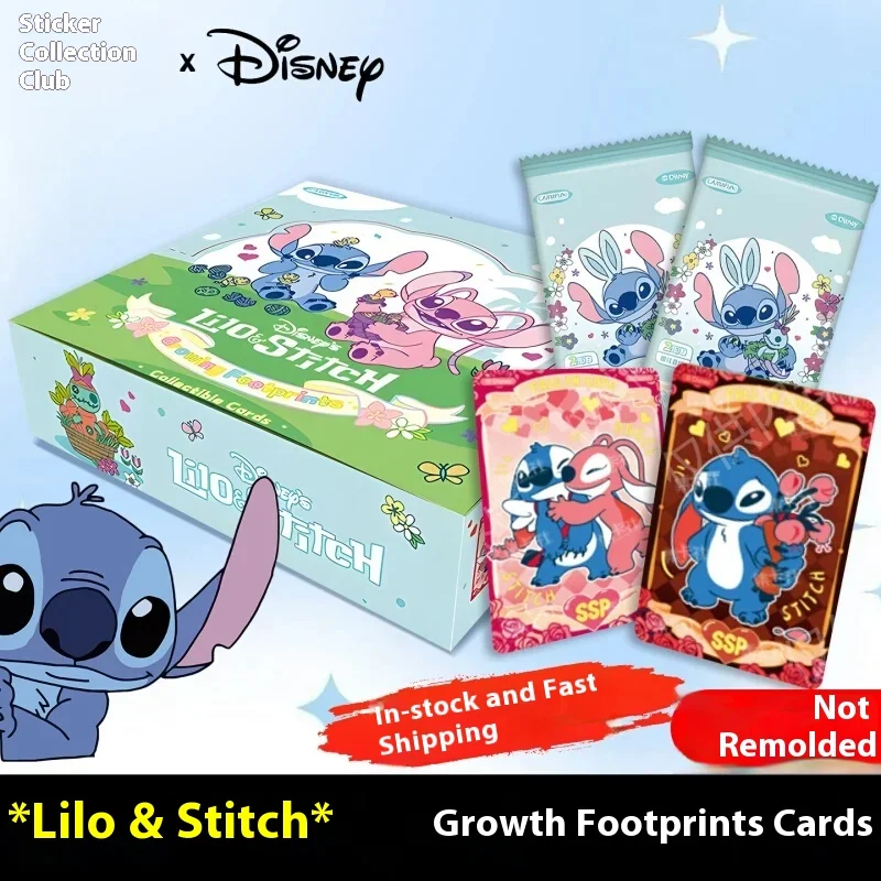 Tarjetas originales de colección de películas de Stitch, cajas ciegas, tarjetas periféricas de dibujos animados para niños, juguetes de moda, regalos de fiesta