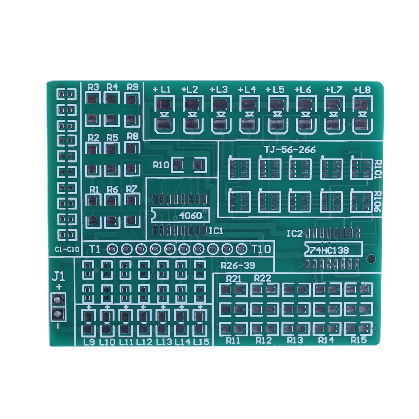 Kit electrónico SMD para proyectos de soldadura, placa intermitente LED RGB de 15 bits, componentes de soldadura, práctica de soldadura, DC 5V-6V