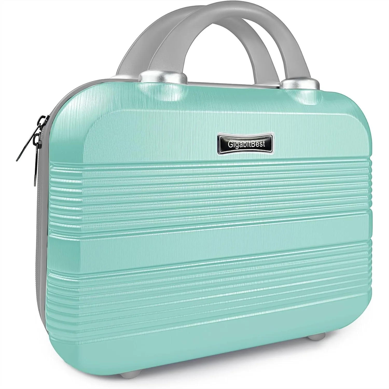 

Hard Shell Makeup Case, Mini Suitcase Vanity Case, Waterproof Cosmetic Travel Case for Toiletries, Portable Organizer Hand