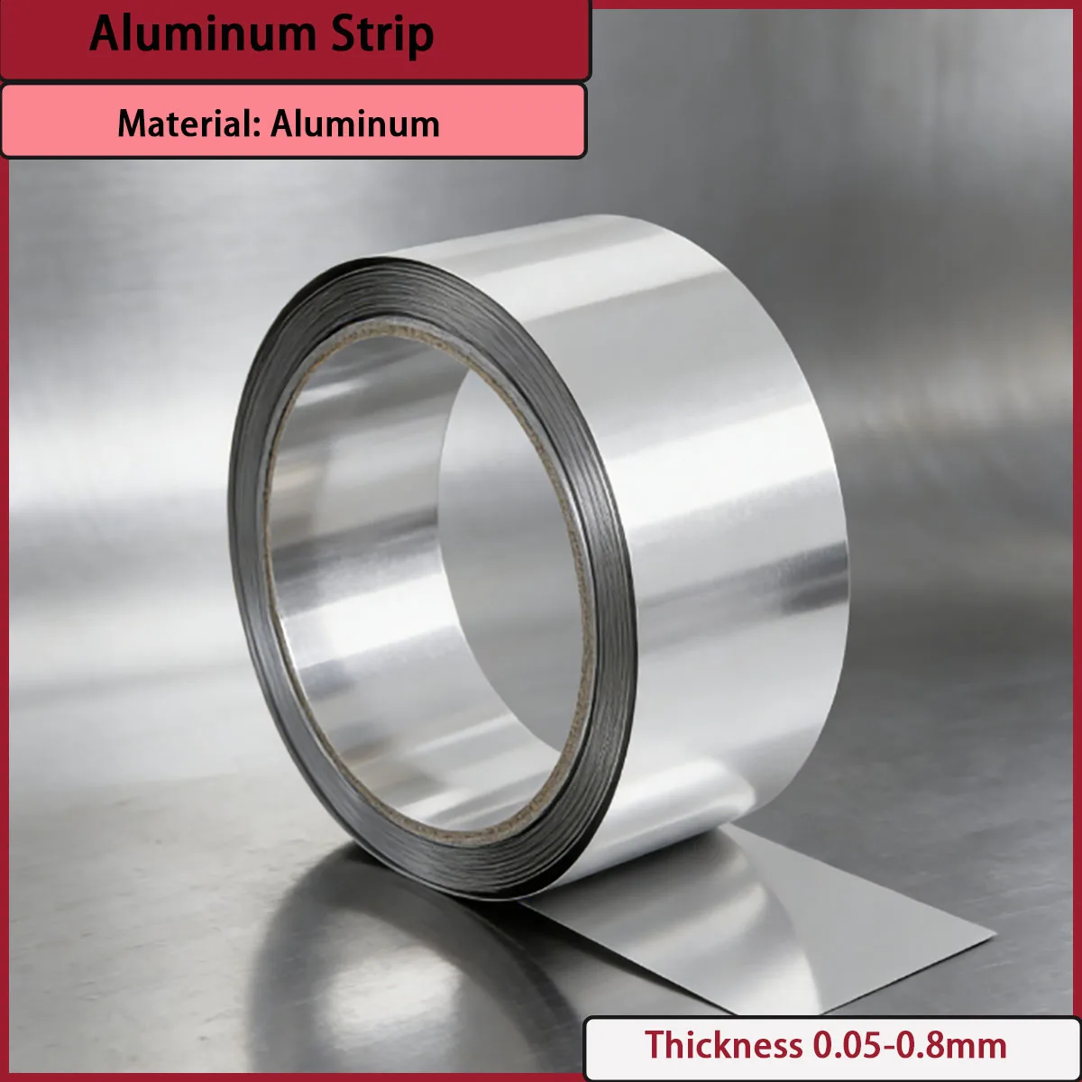 

Aluminum strip with a thickness of 0.05-0.8mm is used for electronic appliances,automotive manufacturing,building decoration,etc