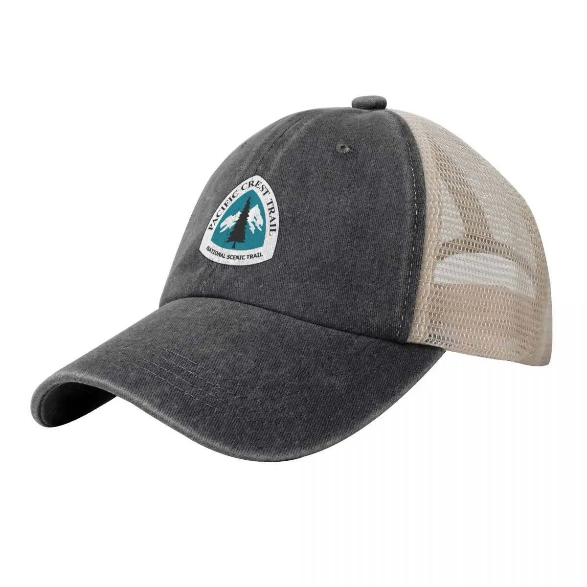 

Pacific Crest National Scenic Trail Marker Cowboy Mesh Baseball Cap dad hat Sunscreen funny hat Hats For Men Women's