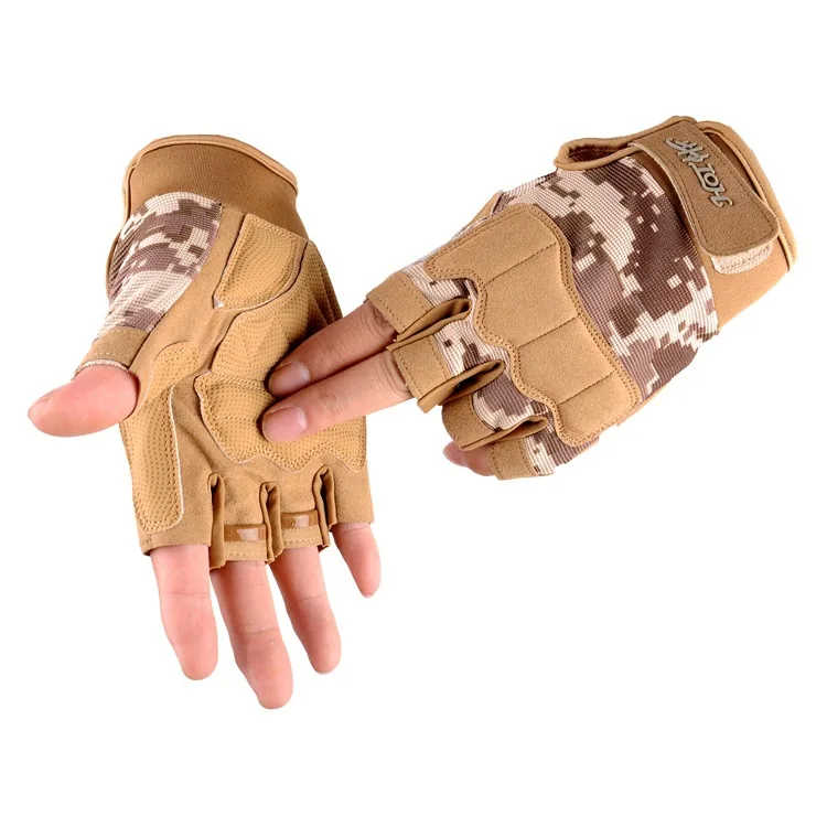 

Tactical Half Finger Gloves Paratrooper Men's and Women's Outdoor Sports Mountaineering Training Fitness