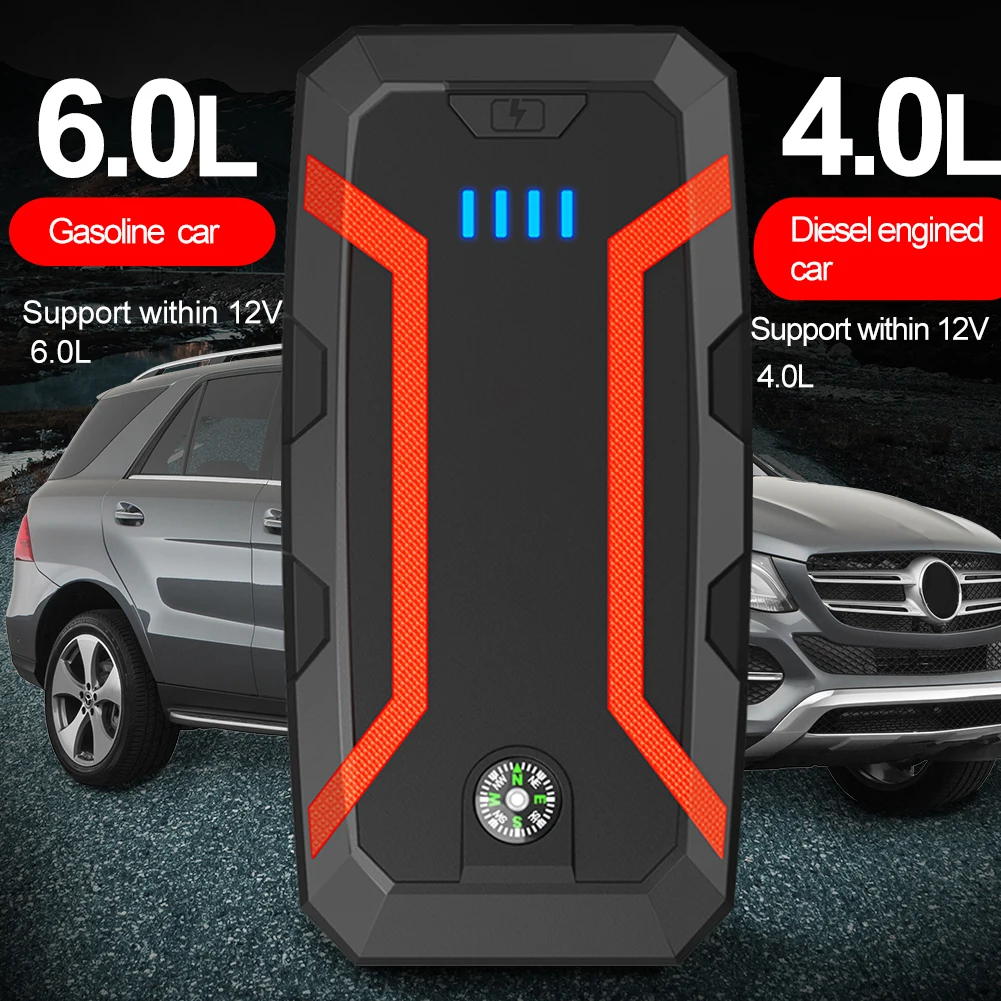 37000mwh Avviatore di emergenza portatile per auto di emergenza Avviatore di emergenza Booster Jump Box Power Bank