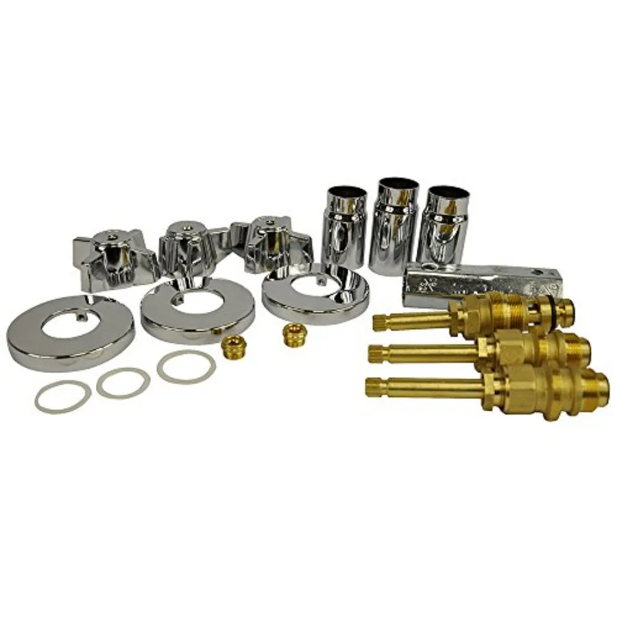 

39621 Bath Tub and Shower 3-Handle Trim Kit for Sterling Chrome
