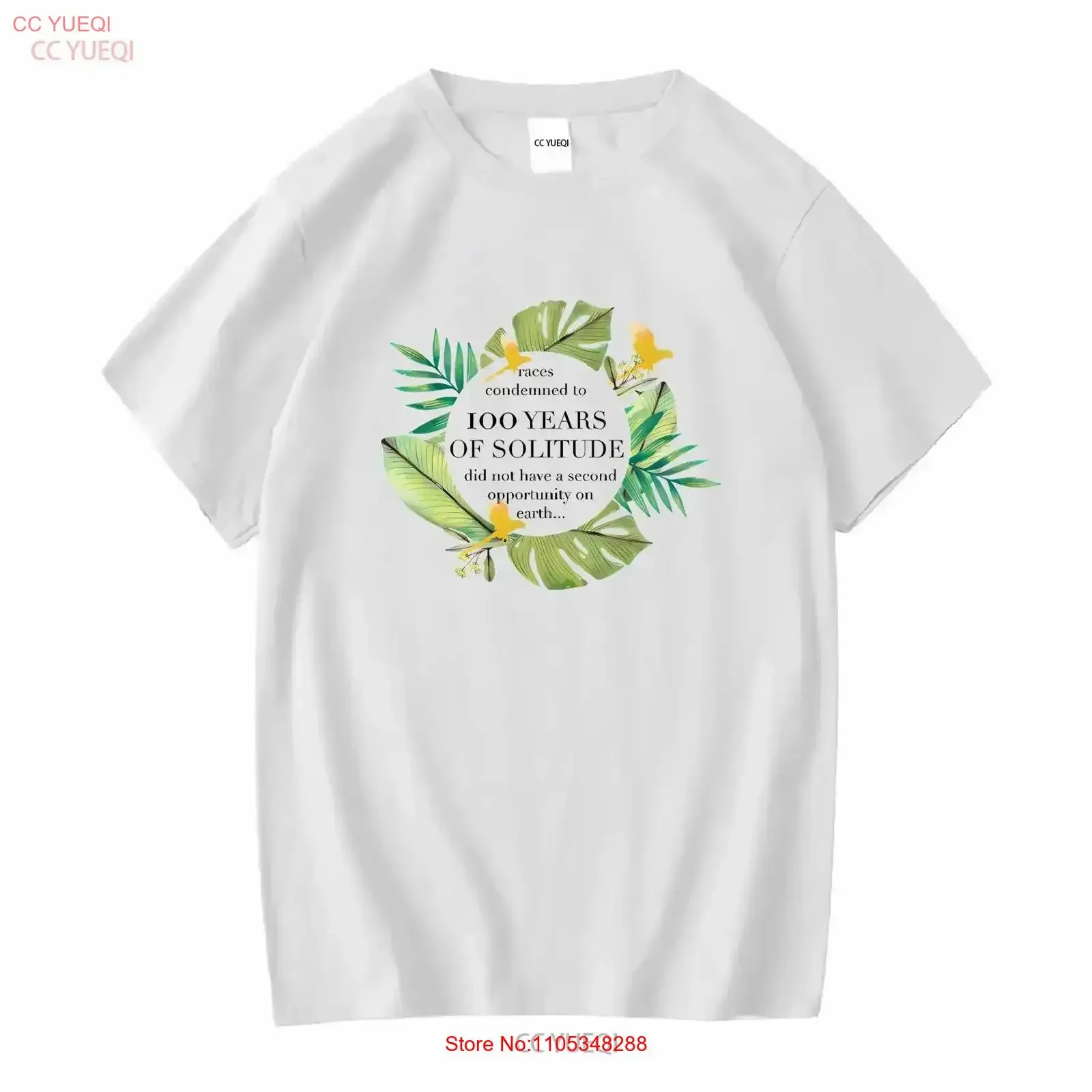 Camiseta con la Frase de Cien Años de Soledad, de Gabriel García Márquez, para Amantes de la Lectura, Novela Clásica Latina