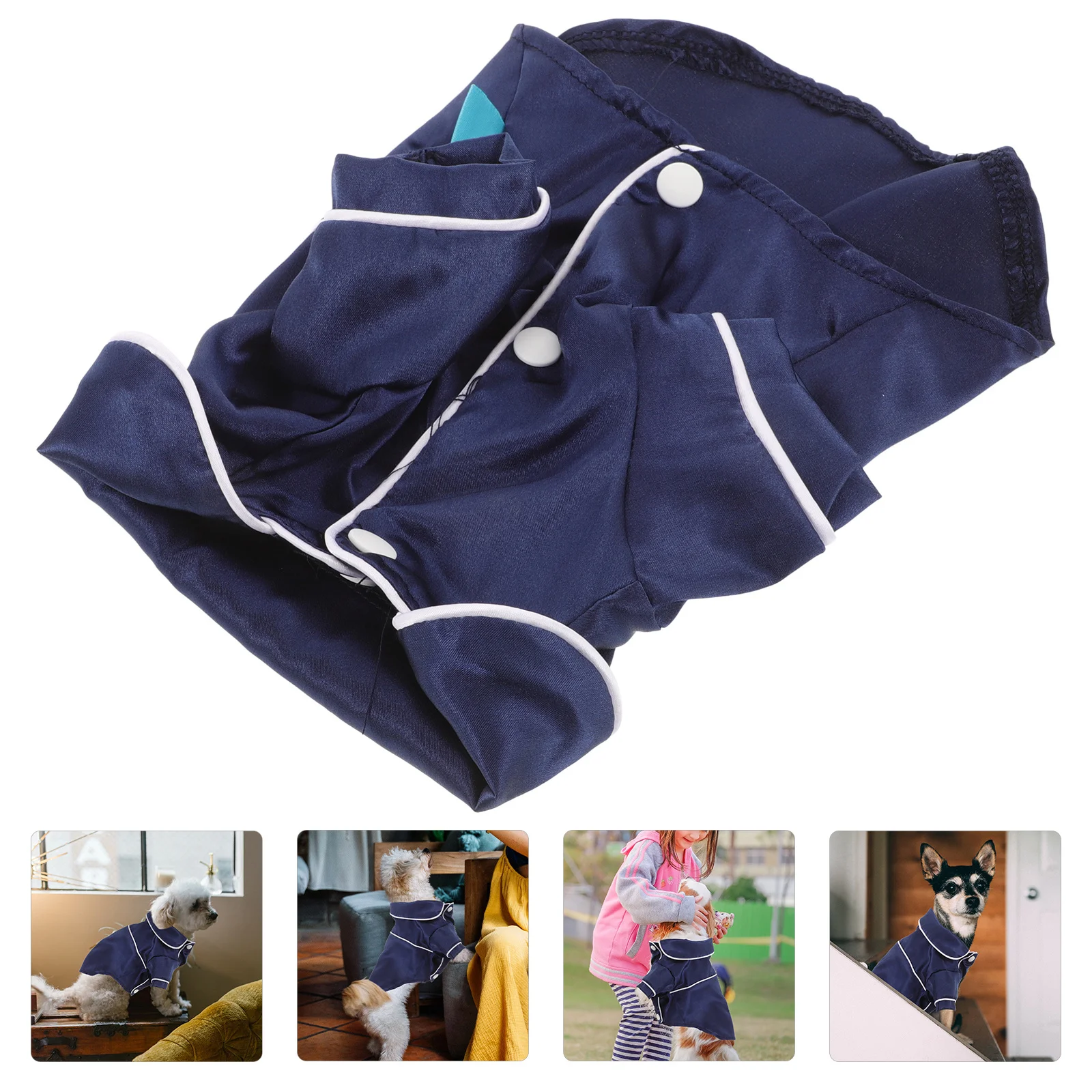 

Puppy Pajamas Cotton Dog Rompers Lightweight Pet Jumpsuits For Small Dogs Soft Comfortable Wearable Design Ideal For