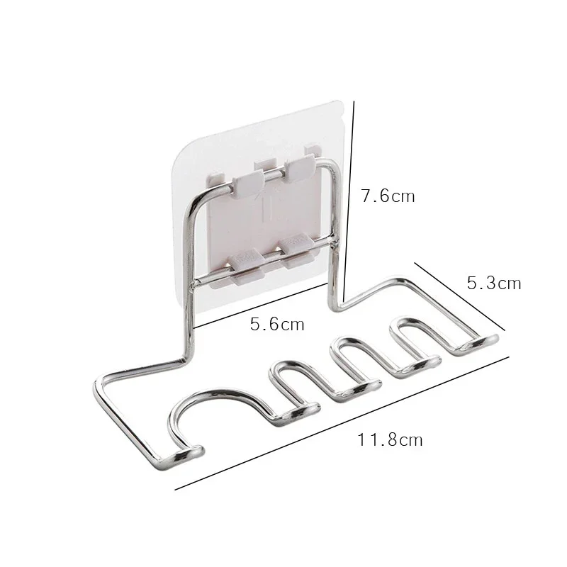 Multi-function Space Saving Bath Wall Mounted Toothbrush Holder Toothpaste Organizer Razor Rack Bathroom Accessories