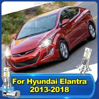 2/4 Uds faros Led 50000LM bombillas de luces de coche 6000K para Hyundai Elantra 2013 2014 2015 2016 2017 2018