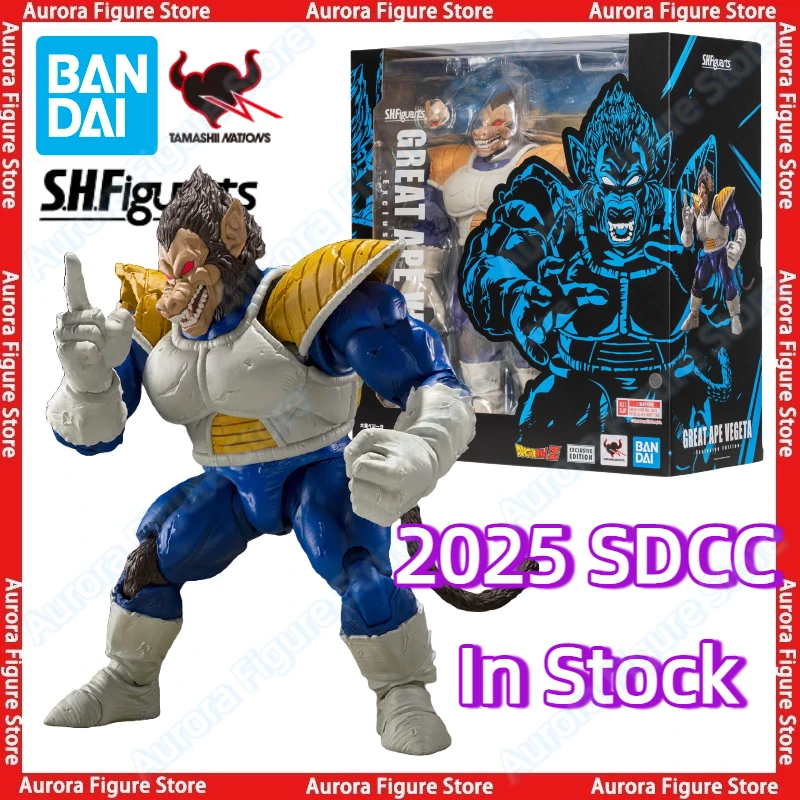 

В наличии 2025 SDCC Bandai Dragon Ball S.H.Figuarts SHF Great Ape Vegeta Эксклюзивная серия Аниме Фигурки Игрушки Модели ПВХ