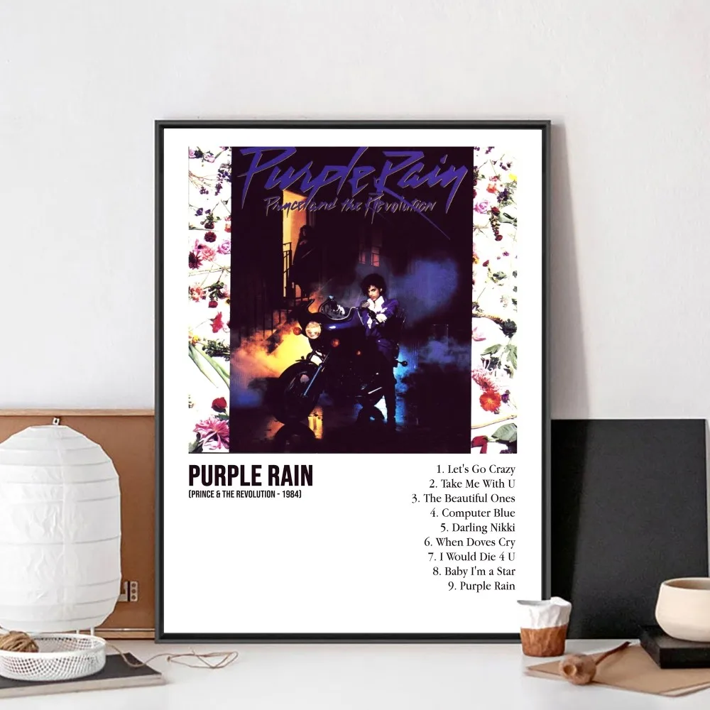 Prince Rogers Nelson Poster No Framed Poster Kraft Club Bar Paper Vintage Poster Wall Art Painting Bedroom Study Stickers