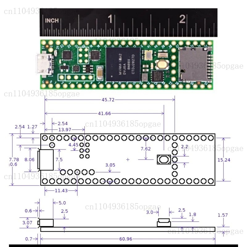 Teensy 4.1 DEV-1677…