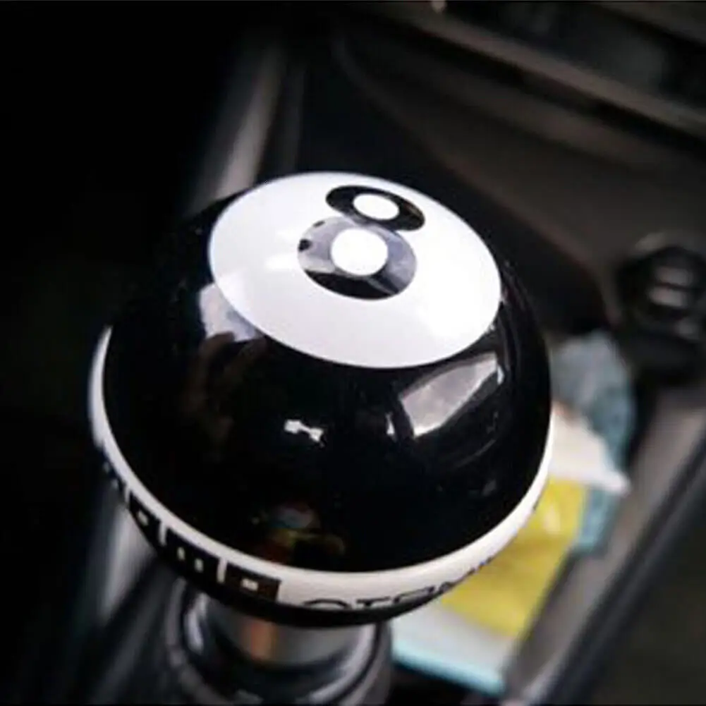 

1PC Car Modification Billiards And Table Tennis Black 8-Speed Automatic Manual Universal 8-Speed Wave Stick Head Suspension Head