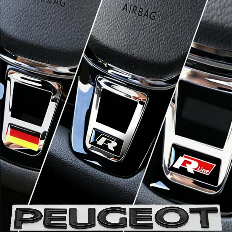 Car Steering Wheel Decoration Modification Accessories For Volkswagen Golf T‑Roc Tiguan Polo Passat T‑Cross Taigo ID.4 ID.7 view 2