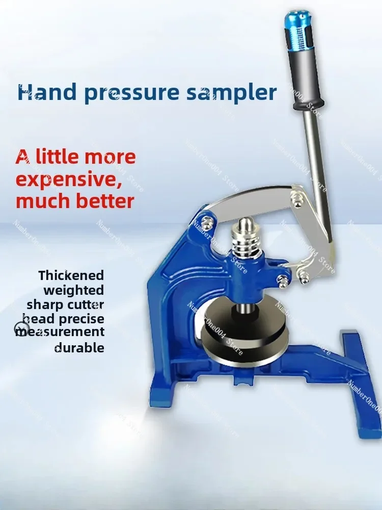 Hand-pressed sampler Textile fabric Paper quantitative sampling Blade gram weight instrument Machine Circular dial pad