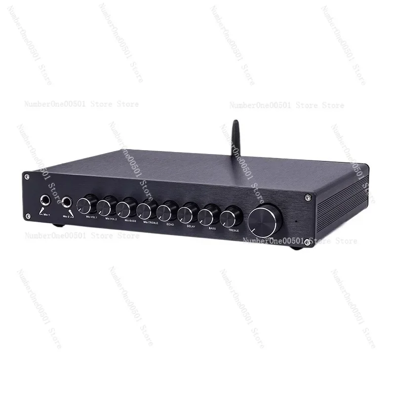 OF100 professional KTV family high definition karaoke front stage  effect device  mixer