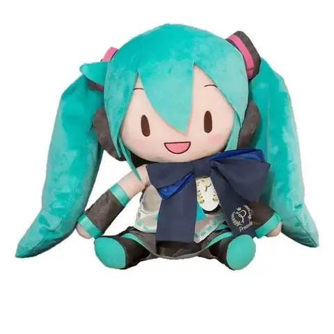 32 cm kawaii hatsune miku plyschdocka anime ny båge miku preciality plysch kudde soffa ornament födelsedagspresent rumsdekoration 12 best sales Fran Bow plysch - №7