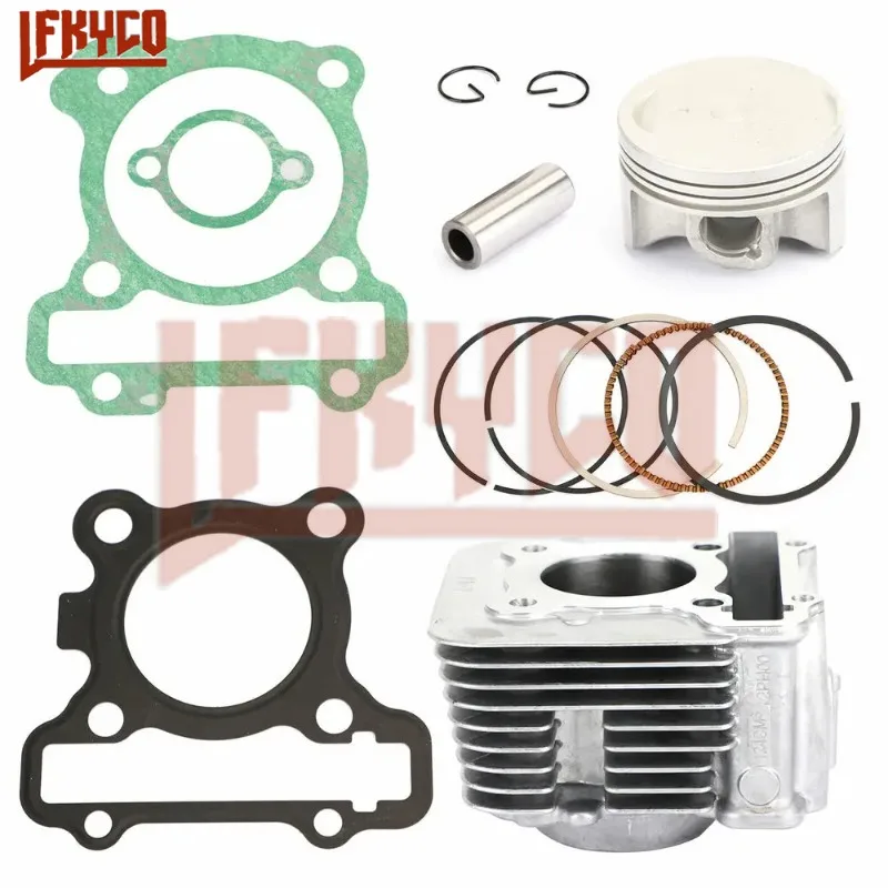 

Motorcycle 52.4mm Engine Cylinder 125CC Piston Kit Set Motor for Yamaha MIO-M3 Mio M3 I125 LTS125 Motoblock ATV Equipment Parts