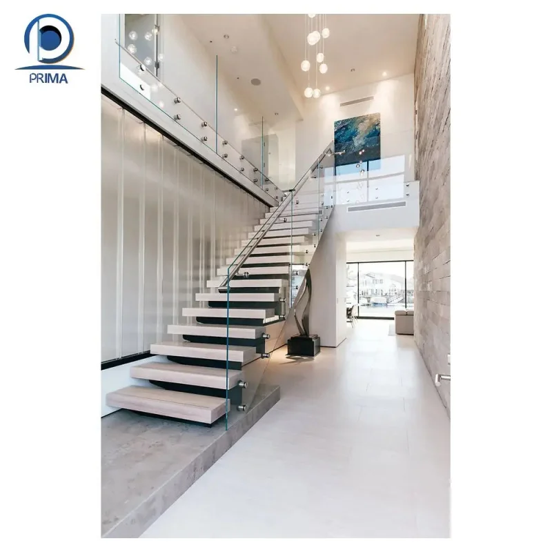 custom.Prima Outdoor Metal Staircase Stainless Steel Stair Black Wood Outside Wrought Iron Staircase