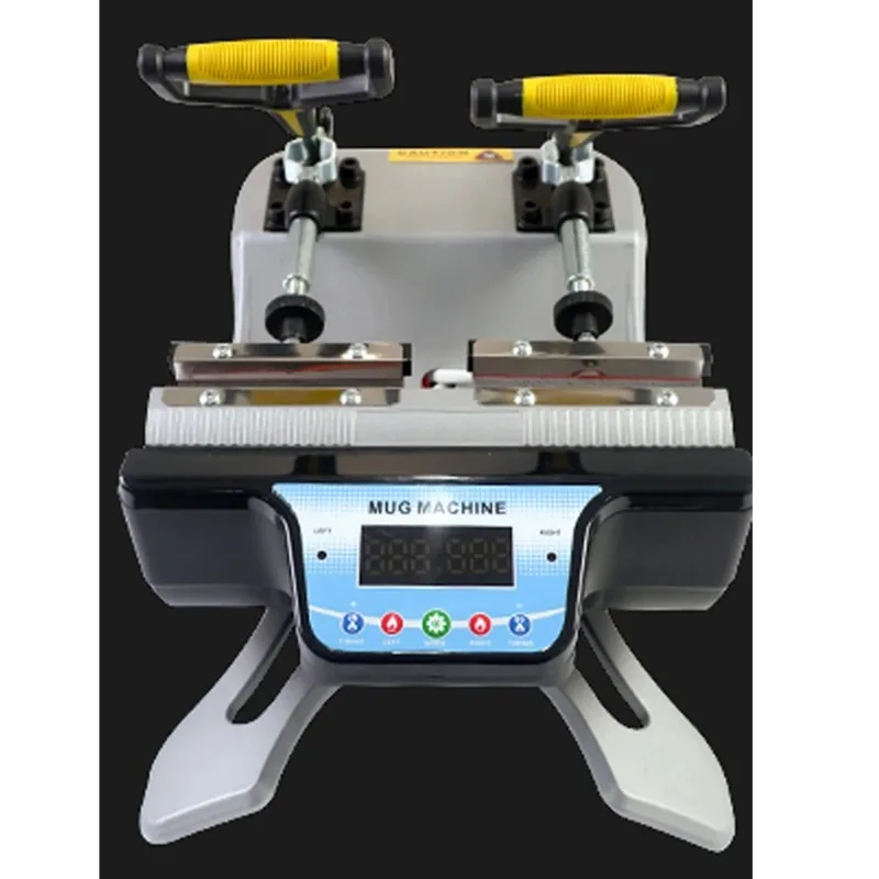 【الأكثر مبيعًا】آلة طباعة الأكواب ذات المحطة المزدوجة ST 210 آلة ضغط حرارة الأكواب