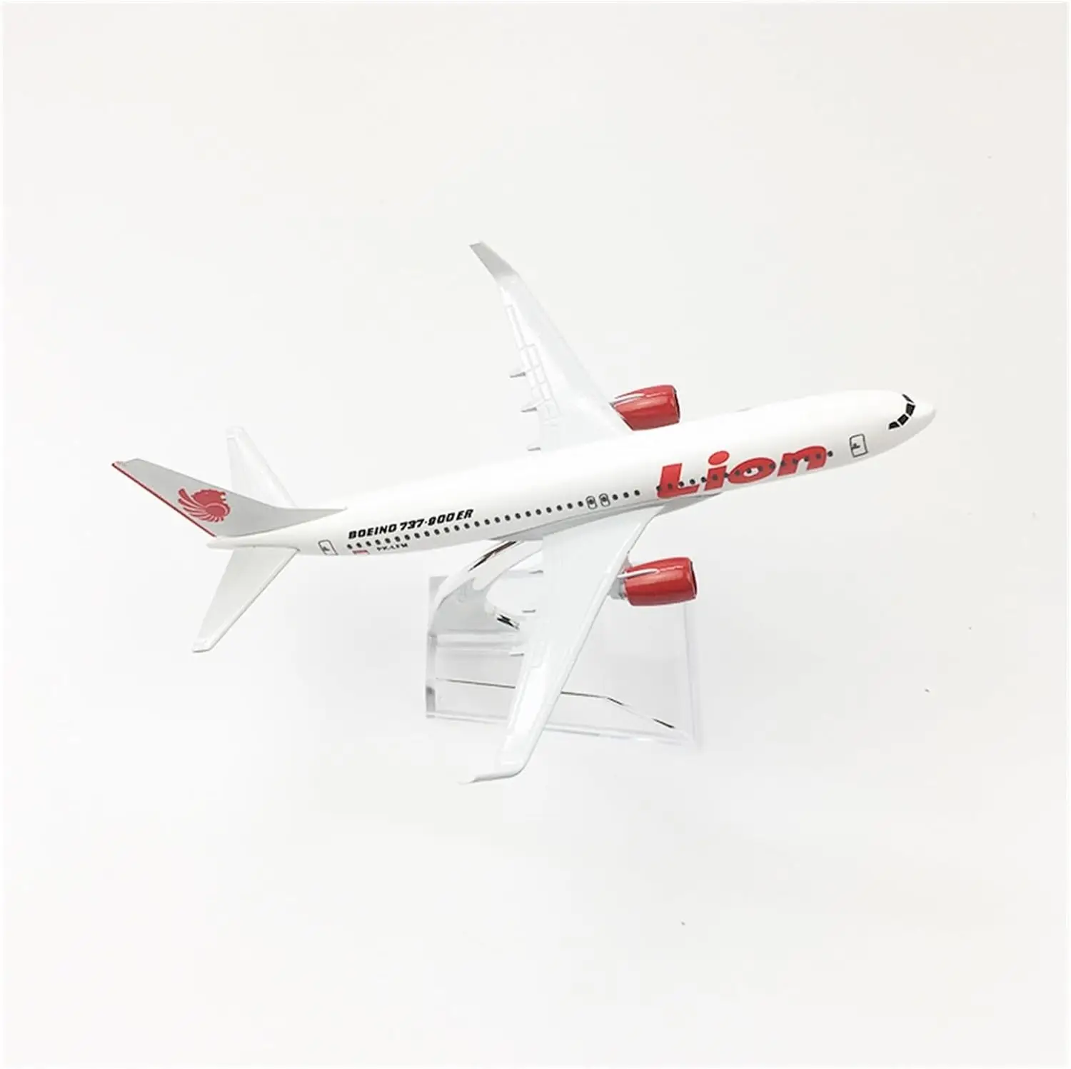16 سنتيمتر ل الأسد الهواء B737 سبيكة الصلبة نموذج طائرة زخرفة الحرف نماذج ثابت الحلي جمع العرض #4