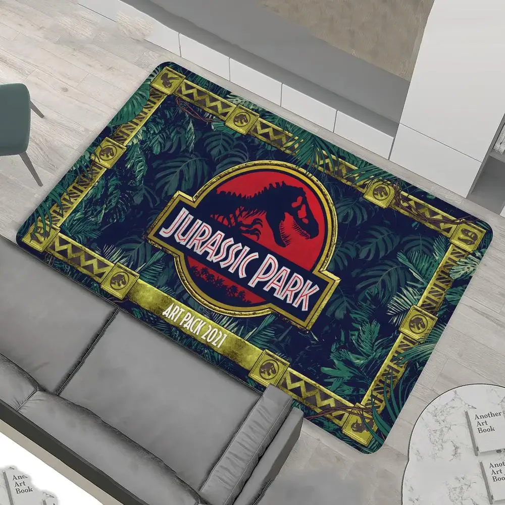 J-JurassicS-P-Park Dinosaur Floor Mat Bath Mat Nordic Style Home Doormat Bathroom-Toilet Mats Bedroom Welcome Doormat