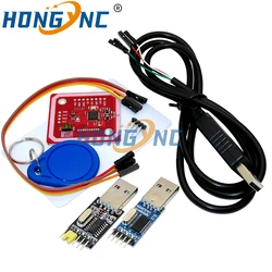 PL2303HX USB Download Cable PL2303 USB to TTL Module PN532 NFC RFID User Kit Full Encryption Copy Reader Writer Mode IC Card