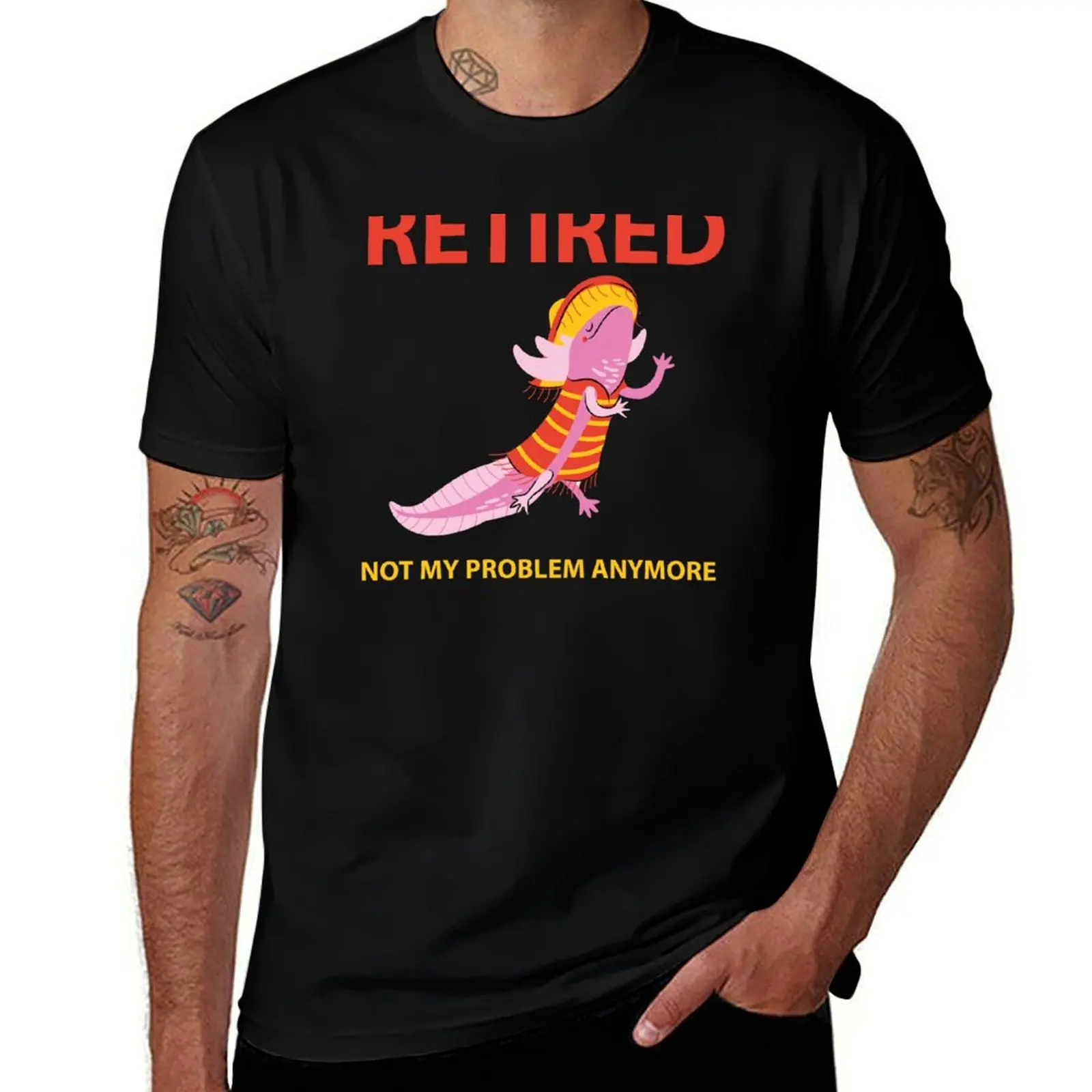 

Retired Not My Problem Anymore T-Shirt oversize t-shirts man plus size tops animal prinfor boys anime t shirts mens clothing