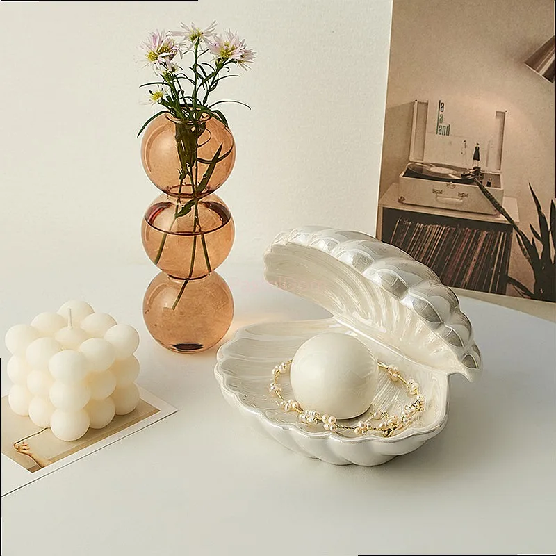 Creative Seashell Night Light Nordic Bedroom Desk Decor Cute Birthday Gift for Women