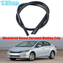 Windshield Reveal Surround Molding Seal Strip Rubber For Honda Civic 2006-2011 Front Windshield Reveal Surround Molding Trim