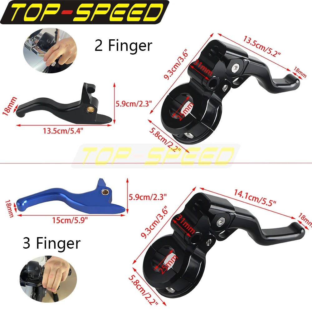 Motorcycle Accessories Clutch Brake Lever Left & Right Control Levers For Harley Softail Breakout Deluxe Fat Boy Bob FXBR FXSB