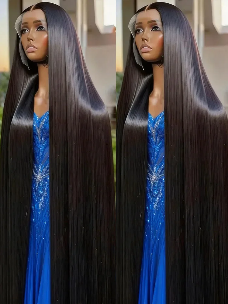 

30 40 Inch Silky Straight Transparent Lace Front Wigs For Women Vietnamese Raw Natural Hairline High 300% Density 13x4 13X6 HD Lace Frontal Wigs Human Hair