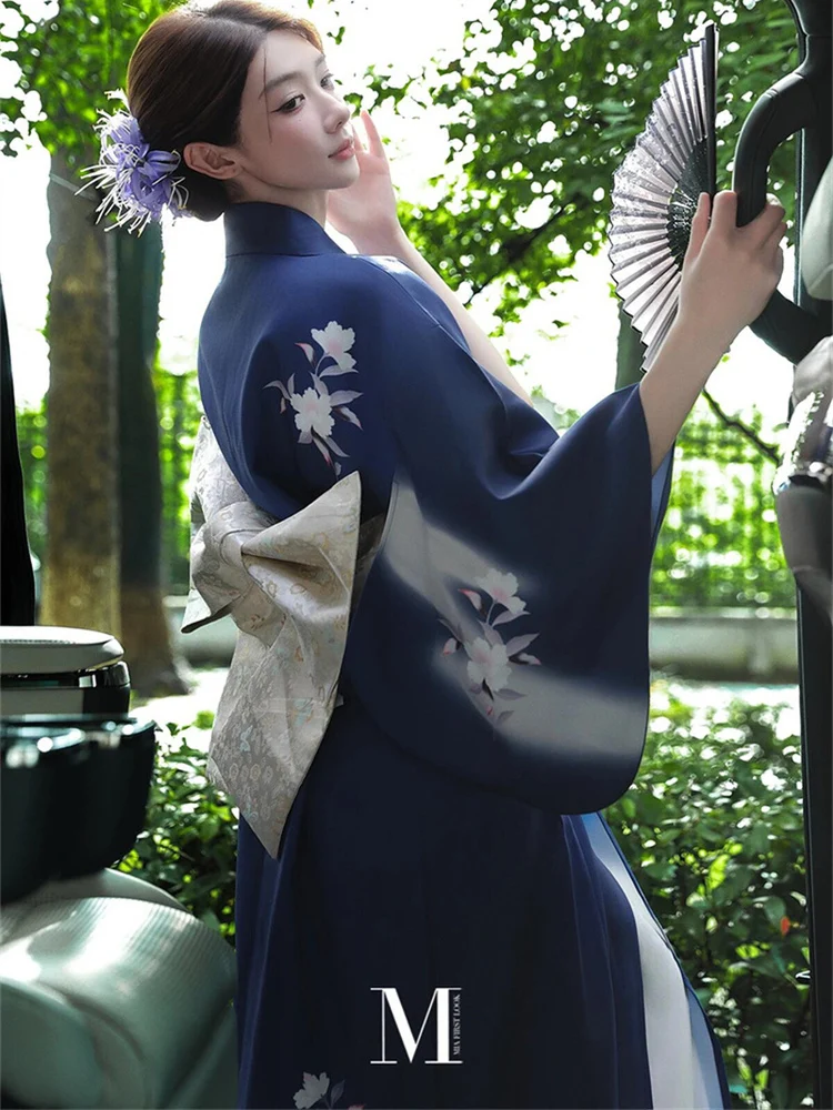 

Improved Version Traditional Japanese Kimono Dr Photoaphy Costume Fem Teenage Model Summer Faion Ethnic Wear Polyes...