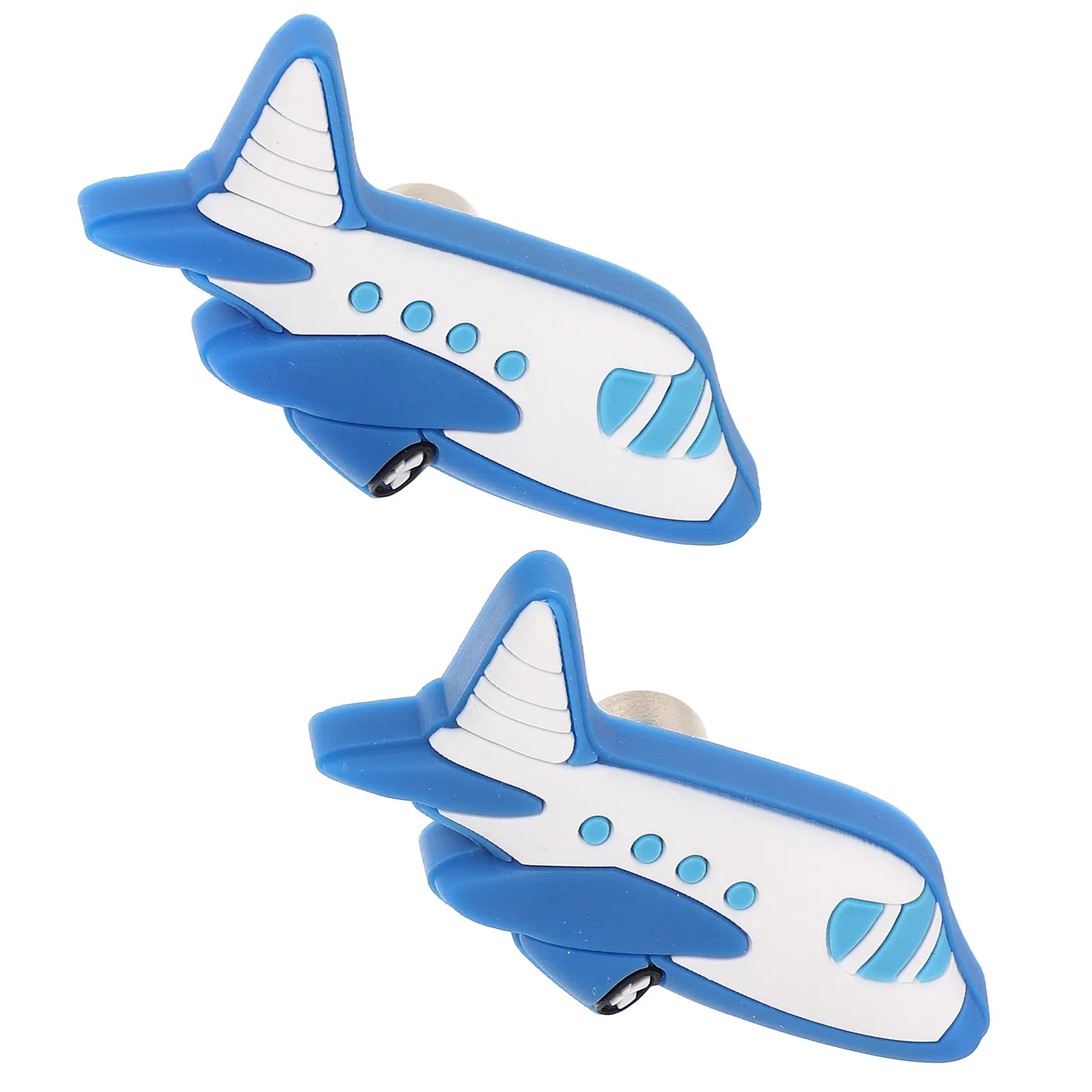 2Pcs Nautical Airplane Style Plastic Pull Handles for Drawers Cabinets Dressers Wardrobe Doors Safe Decorative Furniture