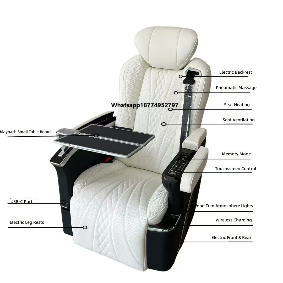 Van Auto Hiace Vip Recliner Chair Seats for Sprinter vans Car Massage Colapsible Seats