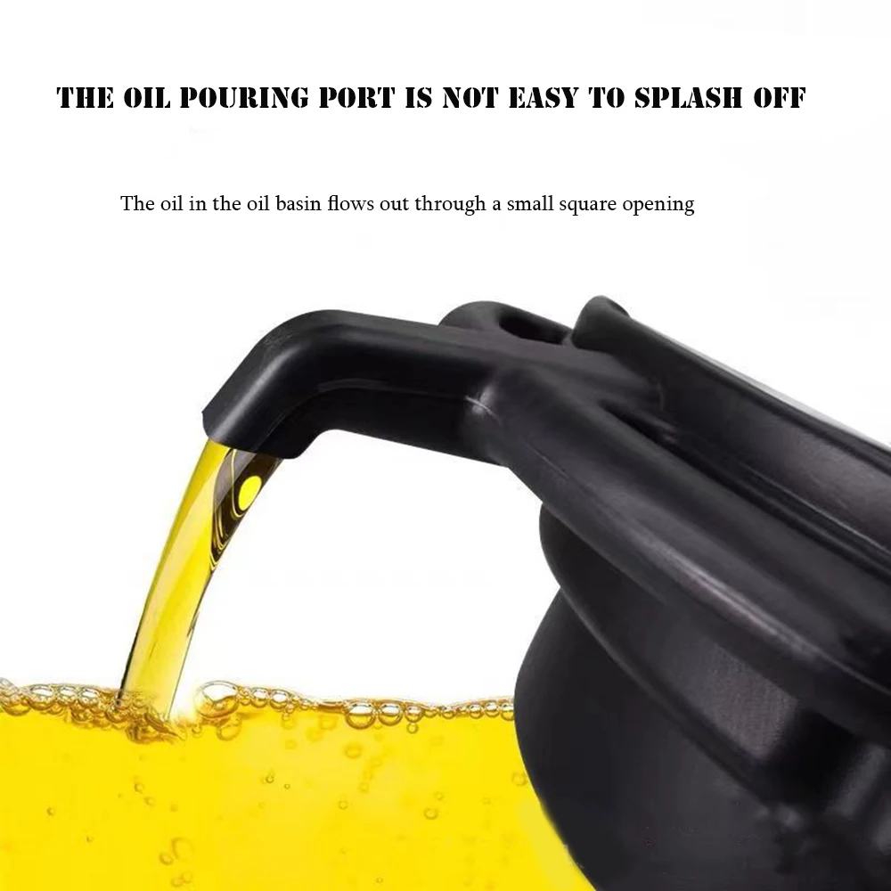 10L/15L Oil Pan - Splash Proof Nozzle and Dual Handle, Ideal for Car Maintenance, Agricultural Machinery, and DIY Oil Change