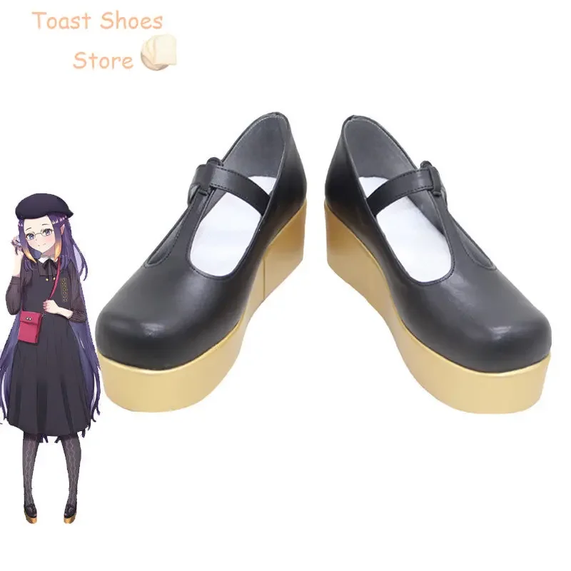 

Обувь для косплея Ninomae Ina'nis, карнавальные ботинки на Хэллоуин, обувь из искусственной кожи, реквизит для косплея Vtuber, реквизит для костюма