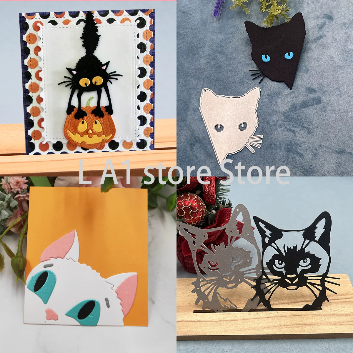 Cat Metal Die Cuts for Scrapbooking Embossing Album Card Cover DIY Card Making Crafts Cutting Dies 2024 New Arrival