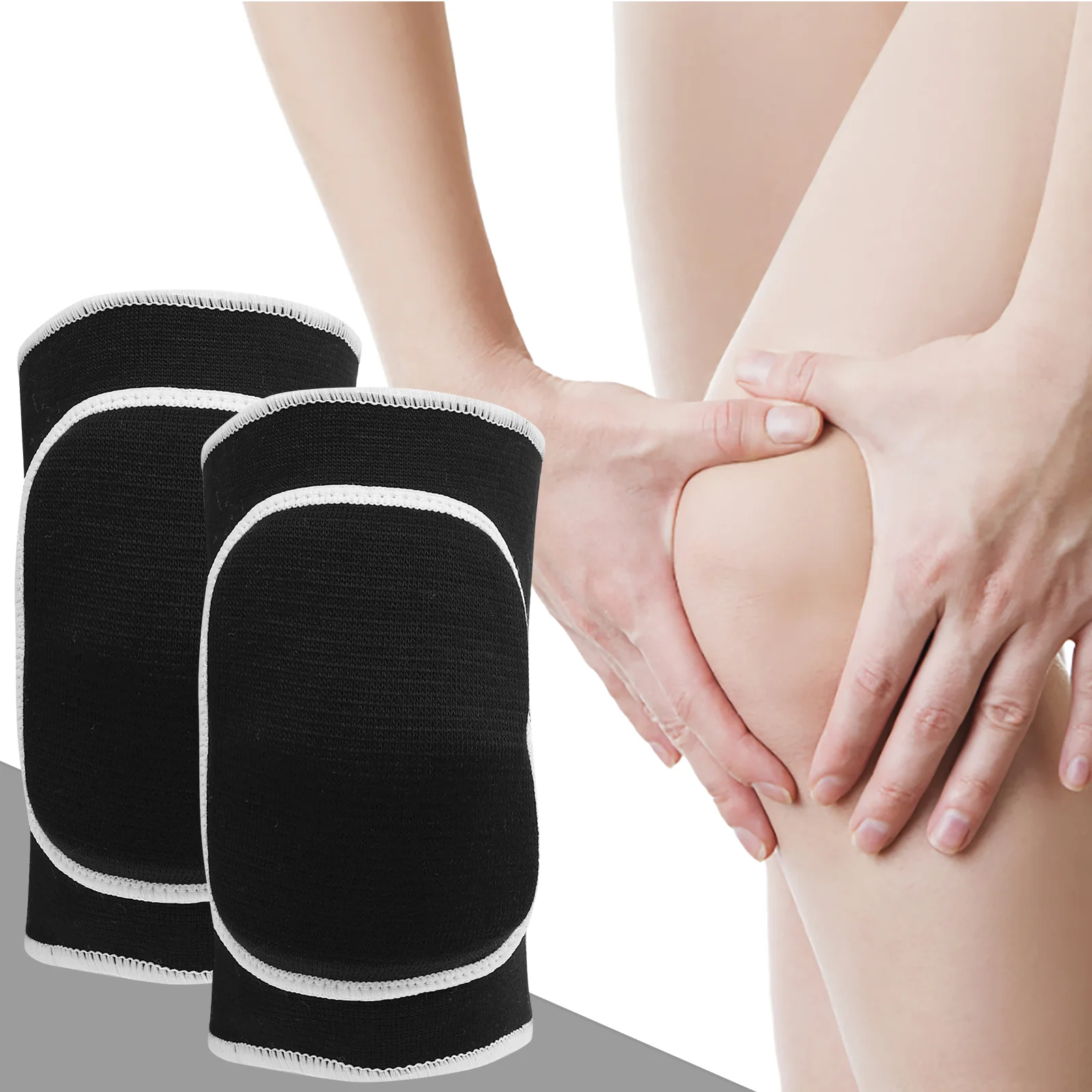 Adult Knee Pads Wear-resistant Brace Portable Support Work Thick Wrestling for Sleeve Dance Bolster