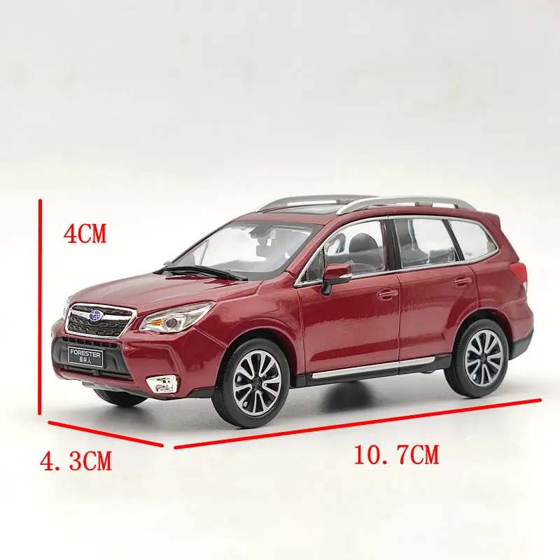 Original 1:43 Subaru Forester XV Off-road Vehicle Alloy Car Model Blue Red Adult Classic Collection Gift Souvenir Toy Spot